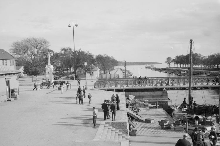 Fra Moss, tidlig på 1900-tallet.